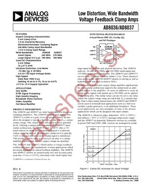 AD8036AR-REEL datasheet  